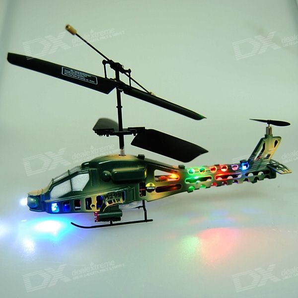 3 Canal recarregável IR helicóptero R / C